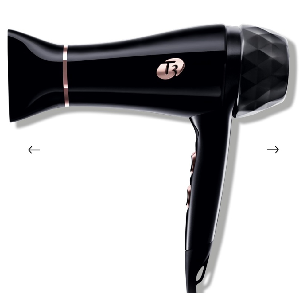 Black and gold T3 Featherweight 2 Hair Dryer